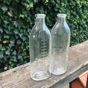 vintage glass baby bottles ebay