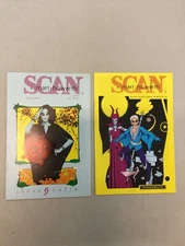 Scan 1 & 2 Complete Set Iconographic Comics 1992 Rare HTF