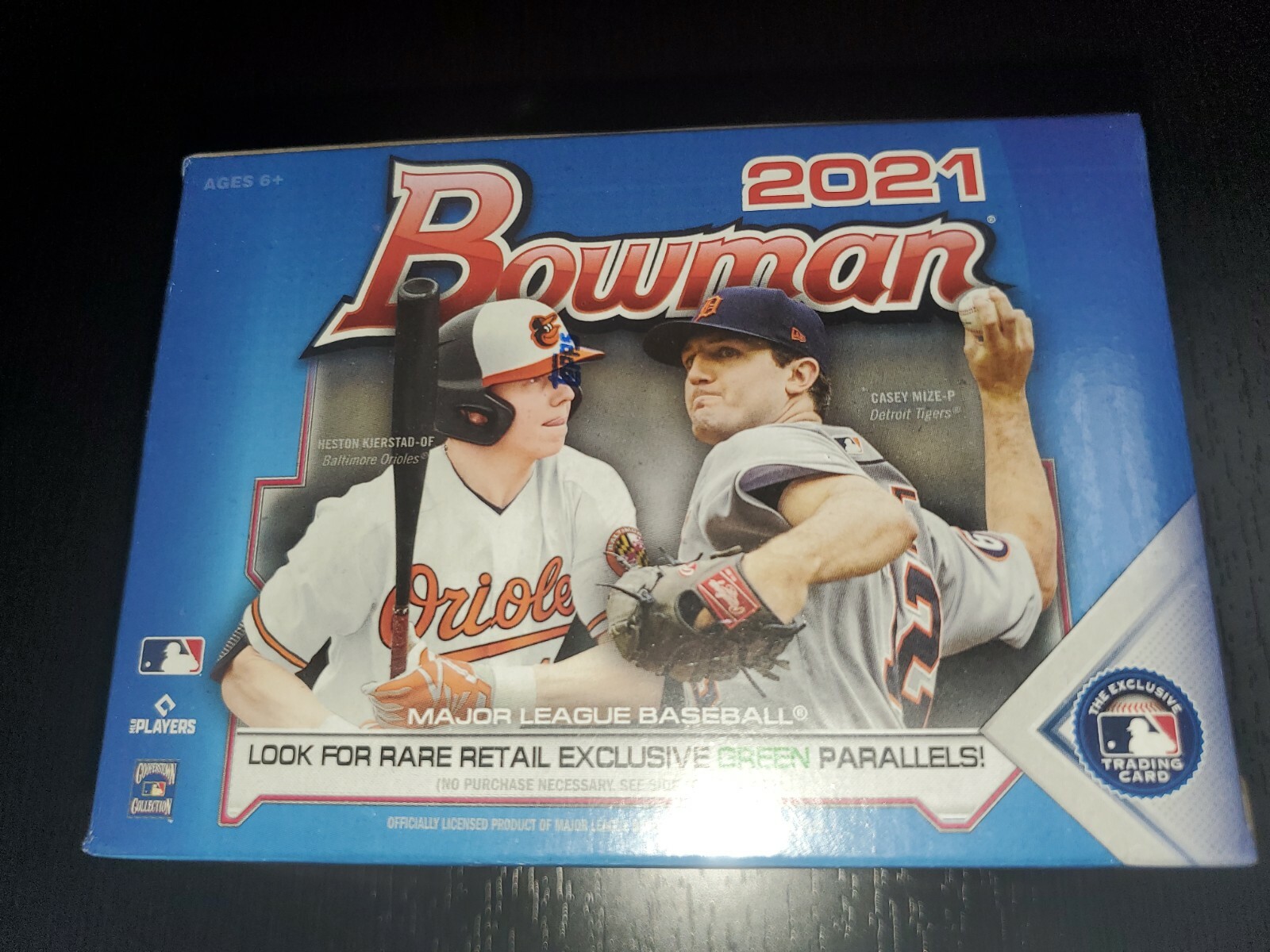 Topps Bowman 2021 Blaster Box Exclusive Green Parallel Cards (Factory