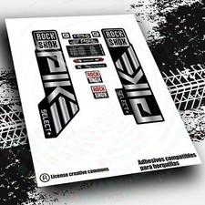 ROCKSHOX PIKE SELECT PLUS FORK STICKERS 2022-24 SET DECALS WP523