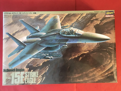 Hasegawa P21,  1:48, McDonnell Douglas F-15E Dual Role Fighter, FACTORY SEALED
