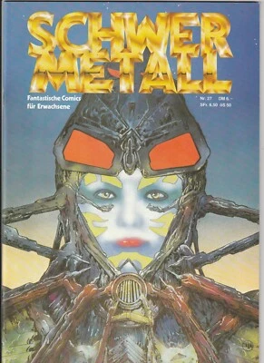 ✪ SCHWERMETALL #27, Alpha 1982 COMICHEFT TOP Z1 *Fantasy *Erotik *Sci-Fi - Bild 1 von 3