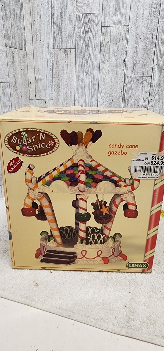 Lemax Sugar N Spice Christmas - Candy Cane Gazebo - New IN BOX | eBay
