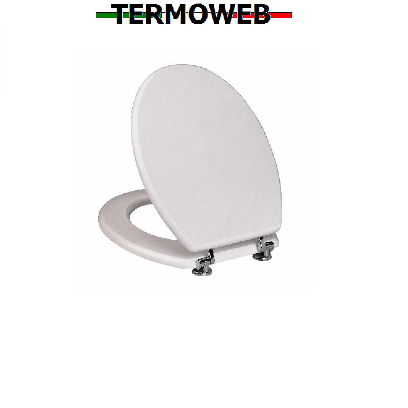 Coprivaso Bianco Universale in Legno per Water Standard - Sedile WC MDF