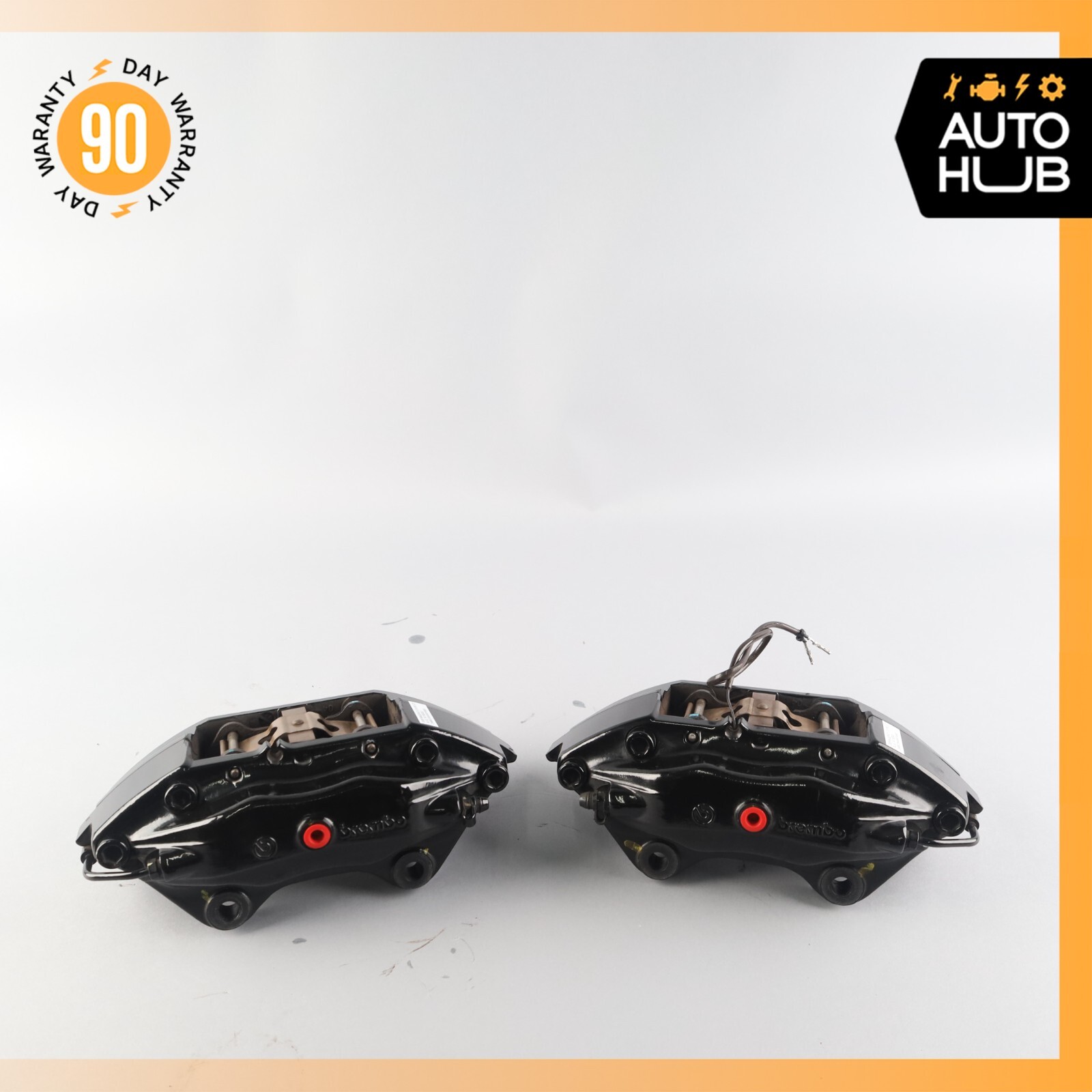 02-07 Maserati M138 Coupe 4200 Front Left & Right Brake Caliper Calipers Set OEM