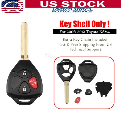 Replacement Key Fob Shell Case For 2010-2012 Toyota RAV4 | Fits Remotes HYQ12BBY, GQ4-29T, MOZB41TG (Case Only) 6 thumbnail image