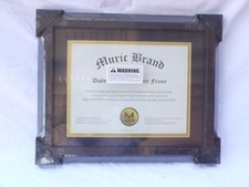 Diploma Frame   Double Mat Document Frame With Real Glass Display For Graduation