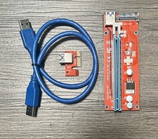 PCI Express Riser Card USB 3.0 Cable PCI-E 1X to 16X Adapter for GPU Mining US