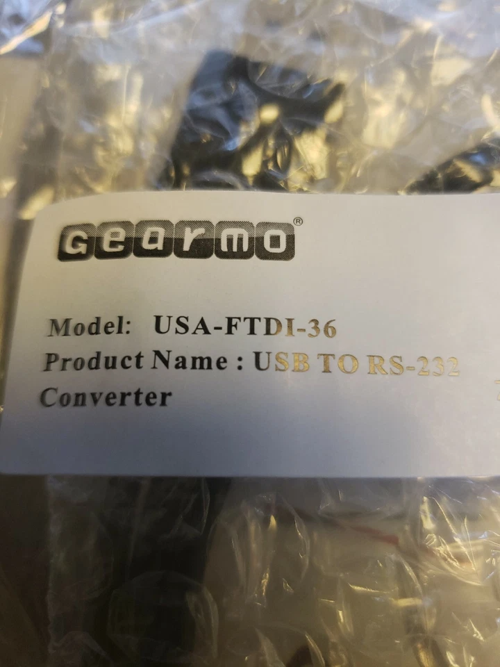 GEARMO 36inch FTDI USB to Serial Cable for MA PC Linux with Windows 7 Drivers - Image 2 of 4