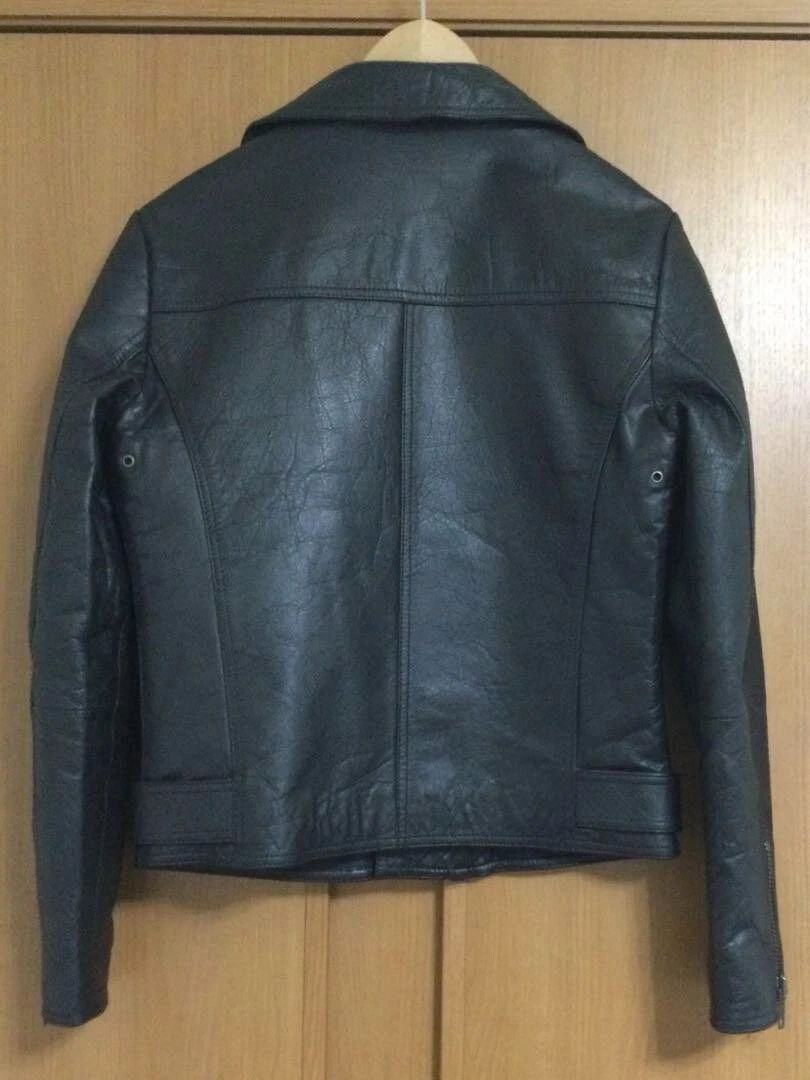 Nudie Jeans double riders ZIGGY PUNK LEATHER JACKET men's size S used from Japan