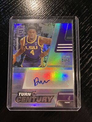 Darius Days Rockets Card 2022-23 Panini Chronicles Elite DARIUS DAYS LSU RC Rookie AUTO ROCKETS ...