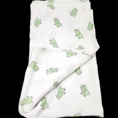 Elephant baby swaddle muslin swaddle blanket nursing cover ...