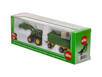 Siku 1844 John Deere Frontlader Traktor Mit AnhäNger 1:87 Ovp - 4301