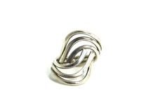 Sterling Silver Freeform Ring, Size 7