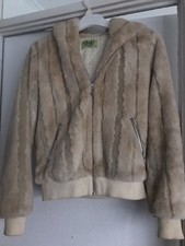 Juicy Couture Faux Fur Jacket Size Large