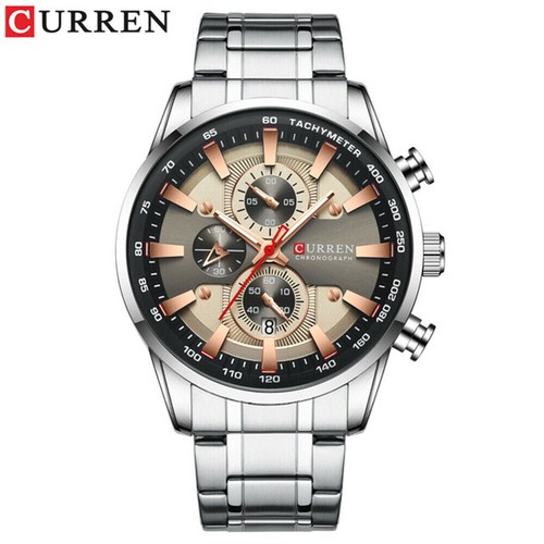CURREN Uhren Herren Luxusmarke Uhr Sport Wasserdicht Chronograph Quarz Luxus - Bild 13 von 18