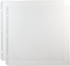 12x12 Sheet Protectors Photo Album Refill Pages 50 Pack
