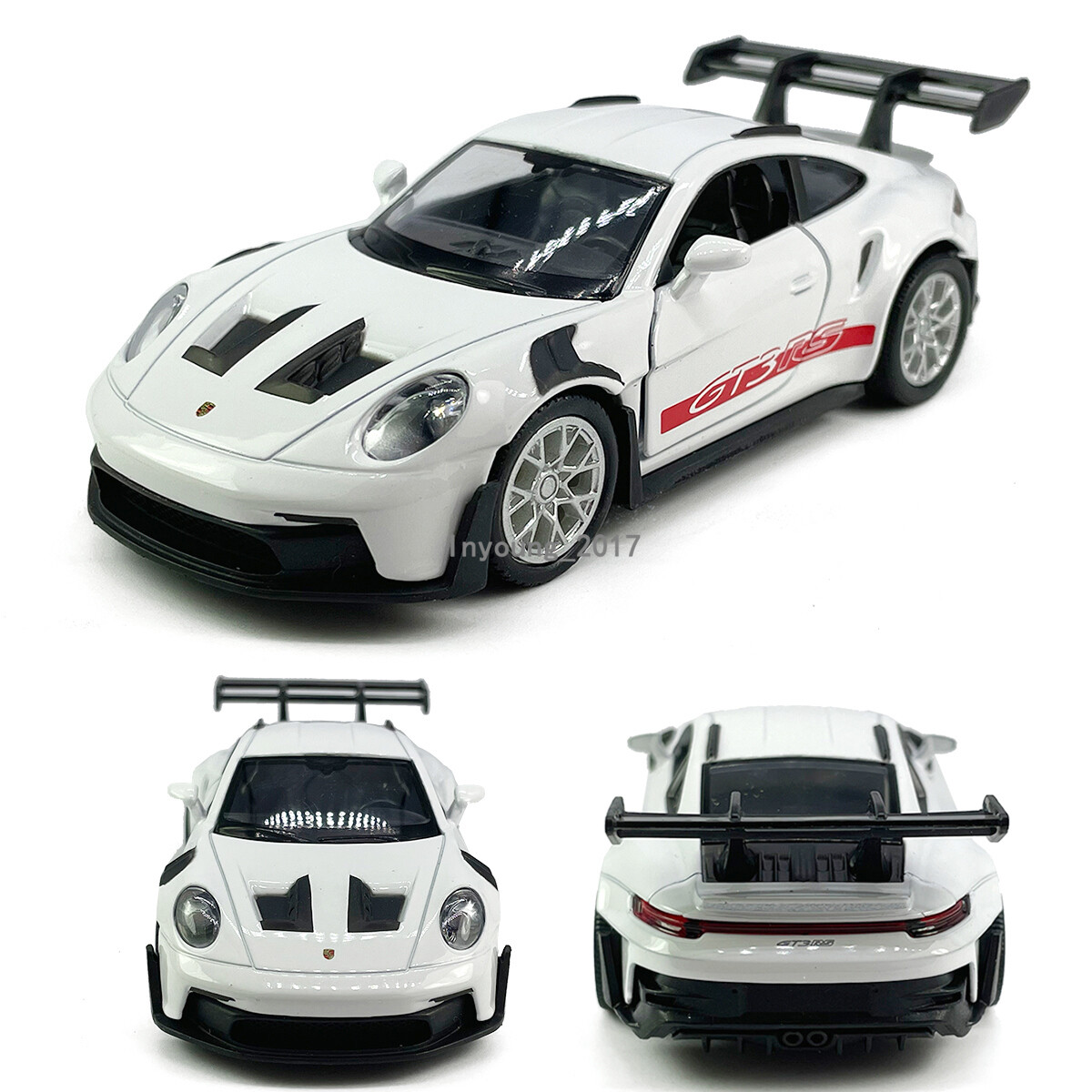 Porsche 911 GT3 RSR 1/36 Scale Diecast Model Car Metal Toy Cars