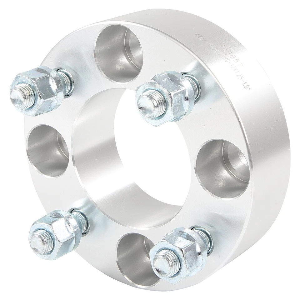 4Pcs 1.5" 4x4"/ 4x101.6 Wheel Spacers 12x1.25 68.5 For Yamaha G21A G22E G28A Foto 4 de 4