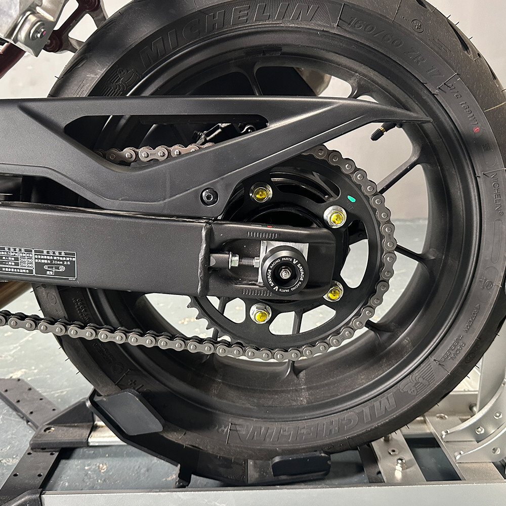 Rear Axle Fork Crash Sliders Wheel Guard For HONDA CB750 Hornet