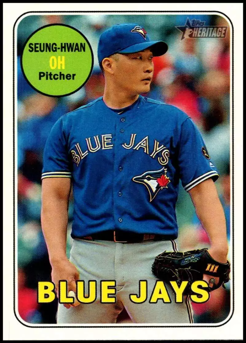 2018 Topps Heritage High Number 652 Seung Hwan Oh Toronto Blue