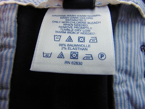 Lands End True Navy Stretch Weekend Chino Capri Size 10 34/24 - Picture 3 of 8
