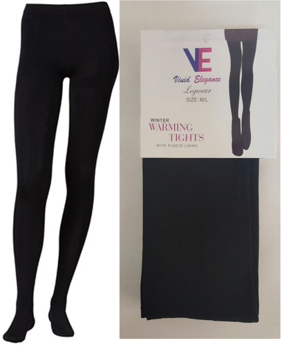 3X LADIES WOMEN THERMAL TIGHTS FLEECE 