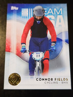 CONNOR FIELDS 2016 Topps US Olympic Gold #22 Cycling - BMX