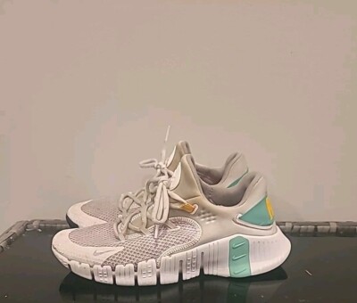 Nike Free Metcon Womens Size White Green Glow Athletic