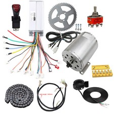 E-Bike ATV Scooter 1800W 48V Brushless Motor Kit Controller Thumb Throttle
