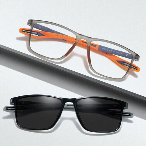 Photochromic Reading Glasses For Men Square Outdoor Sunglasses -1.00 -4.00 - Picture 3 of 17