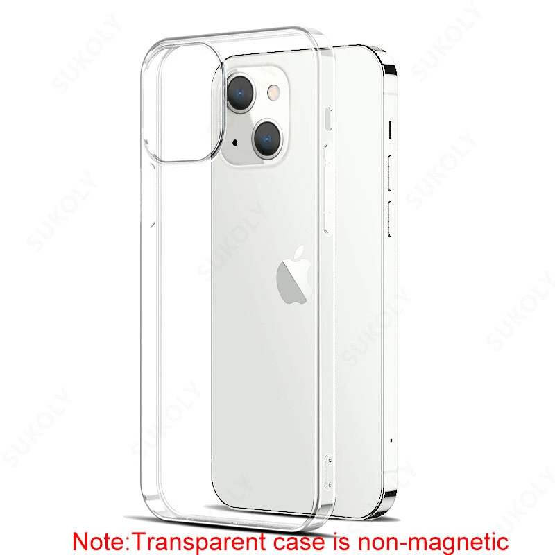 Ultra-Thin Magnetic Frameless Phone Case for iPhone 12 13 14 15 16 Pro Max