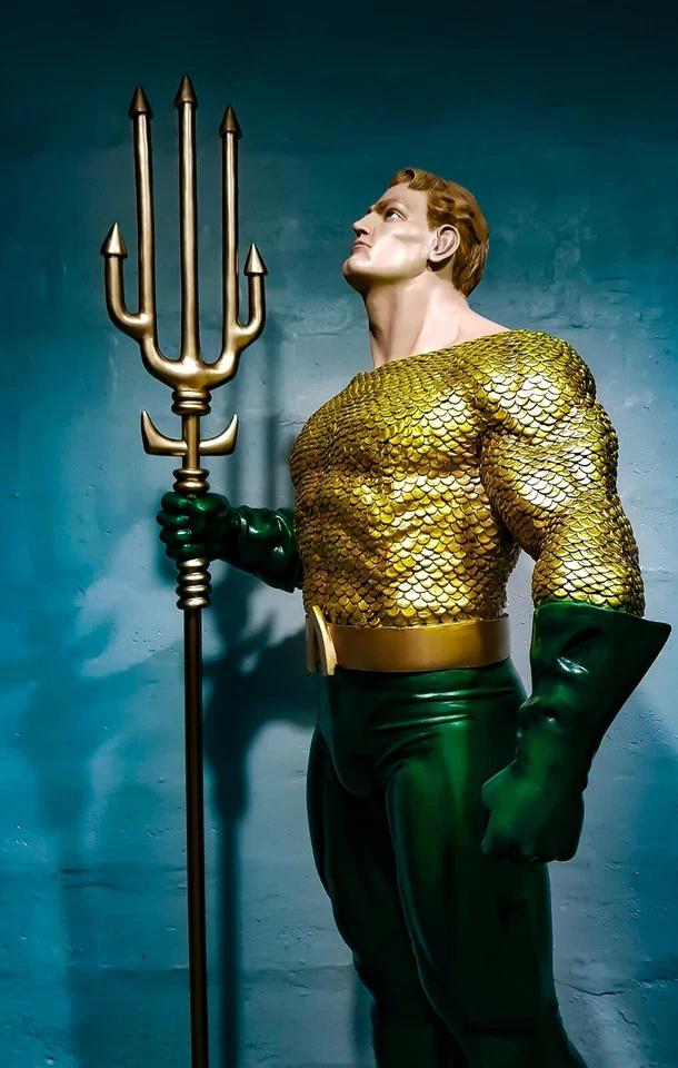 nuevo AMAN Justice Ross JLA personalizado TAMAÑO REAL estatua fan art finet Foto 2 de 4