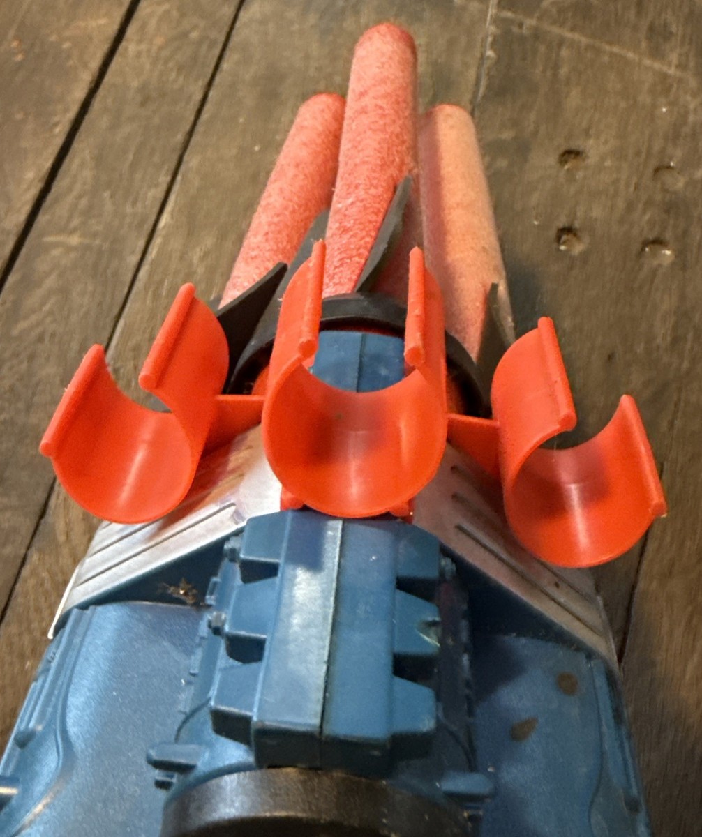 Vintage Nerf 1998 Triple Strike Blaster AirJet Power Tested | eBay