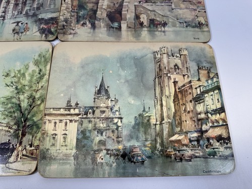 Pimpernel London England Landmarks Placemats Set of 6 Cork Backed Vintage - Afbeelding 6 van 13