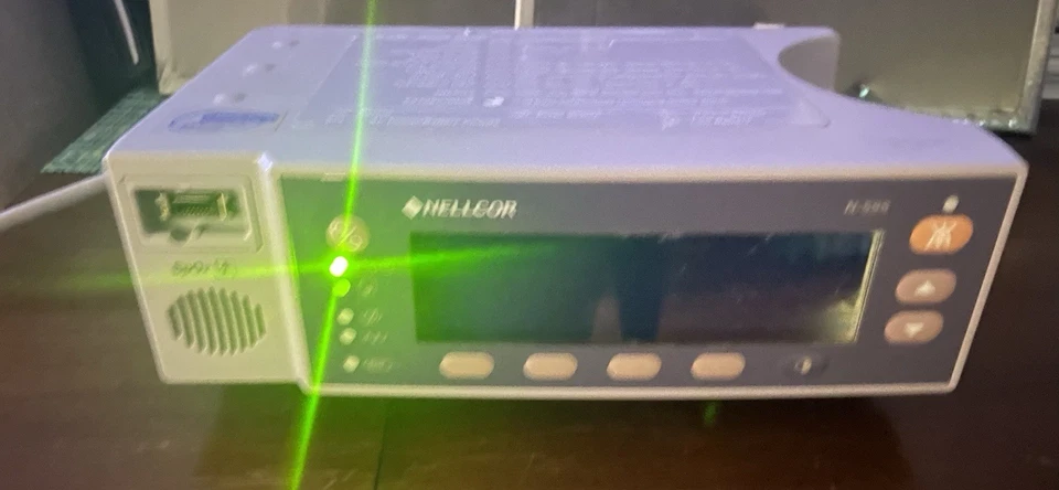 Nellcor N-595 SpO2- Medical Equipment/Gray PREOWNED/USED - Image 3 of 4