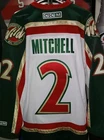 VINTAGE #2 Willie MITCHELL Minnesota WILD Off. Lic. CCM Jersey, Size Men's L