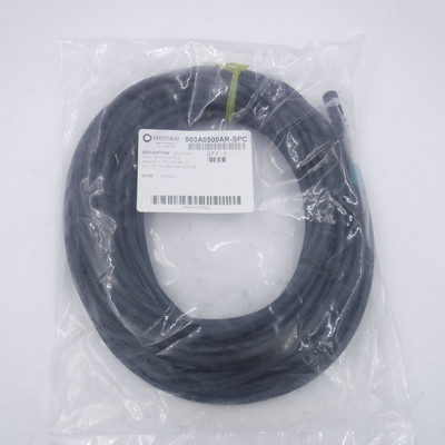 Remke Single Key (M12) Micro-Link Plug Assembly TEPE Female 3 Pole 50', 18AWG