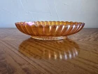 Vintage Imperial Glass Company Marigold Carnival Glass Oval Candy Bowl