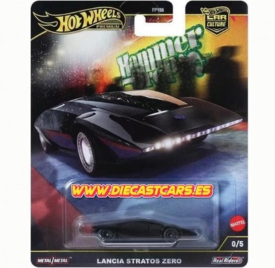 Hot Wheels Premium LANCIA STRATOS ZERO Chase 0/5 Series Hammer Drop Car Culture