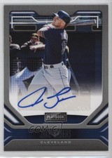 2020 Panini Chronicles Playbook Auto Jake Bauers #PA-JB Auto 1cc7