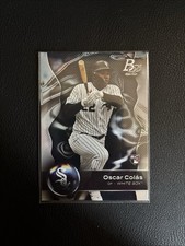Oscar Colas Rookie 2023 Bowman Platinum Rc Card #64 Chicago White Sox. rookie card picture