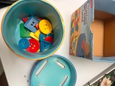 Lakeshore Button Size-Sorting Box-Motor Skills Learning