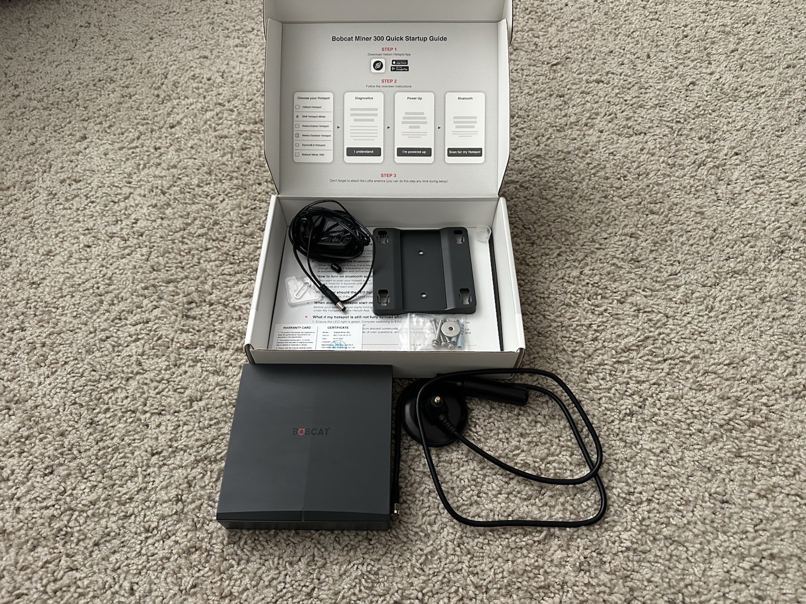 ✅BOBCAT 300 BOBBER HNT CRYPTO HOTSPOT MINER