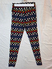 LuLaRoe One Size Women s Ankle Leggings Disney Villain Maleficent Multicolor