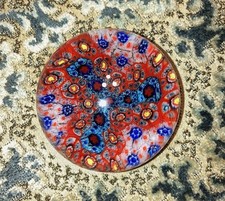 Murano Paperweight Daisy Canes 70er Jahre - dichtes Millefiori