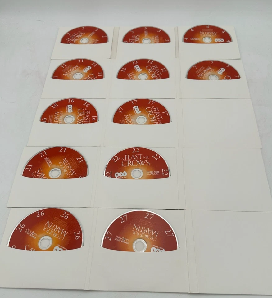 Lot of 5 George R. R. Martin Game of Thrones Series Audiobooks CDs - Image 4 of 4