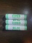 3 Sealed Rolls 1776-2026 P Liberty Dimes Semiquincentennial Bank Wrapped In Hand