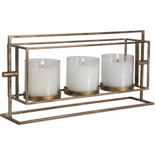 Uttermost 18107 Wenman 17.25 X 8 inch Triple Candleholder - Picture 3 of 5