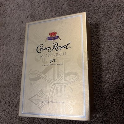 Crown Royal Monarch 75th Anniversary Box And Bag (No Bottle) From BATCH NO 1...